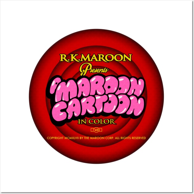 MAROON CARTOONS Wall Art by PopcornApparel